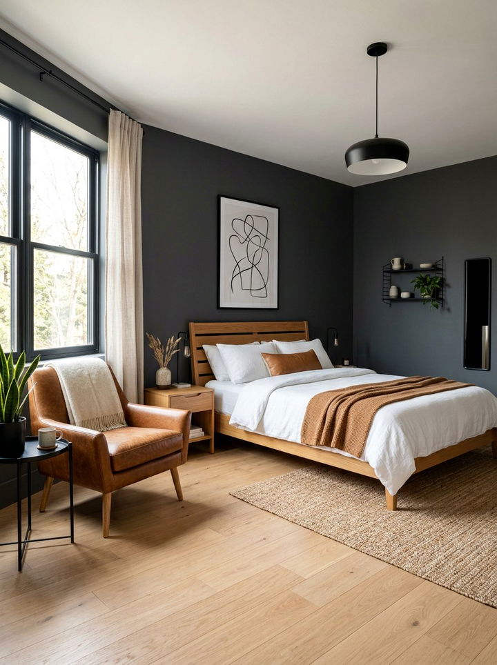 Caramel Japandi Bedroom - 30 japandi bedroom color ideas