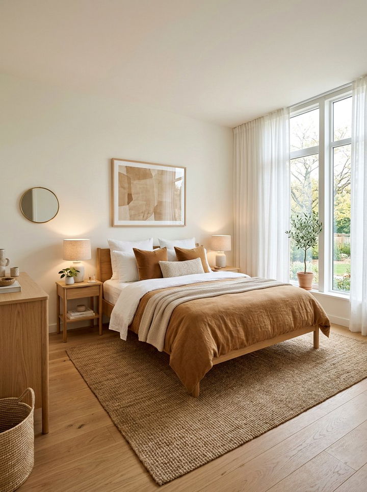 Caramel and white bedroom - 30 caramel bedroom ideas