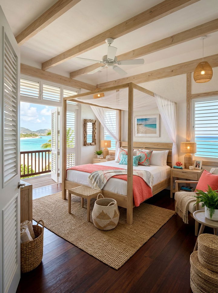 Caribbean Beach Bedroom - 30 resort bedroom ideas