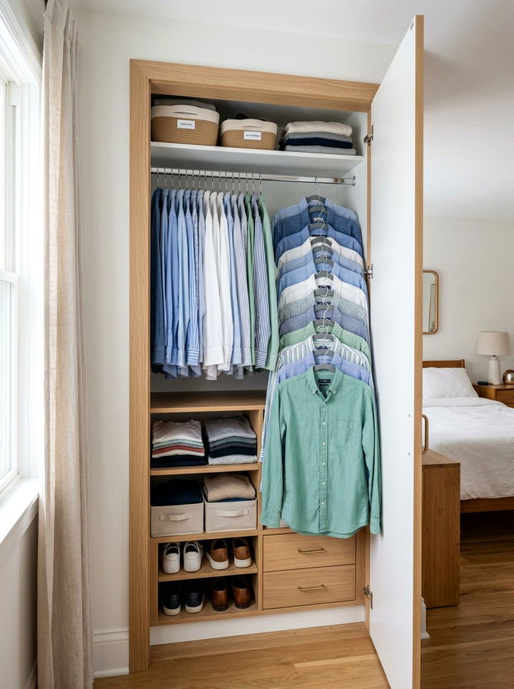 Cascading Magic Hangers - 30 bedroom space saving hangers