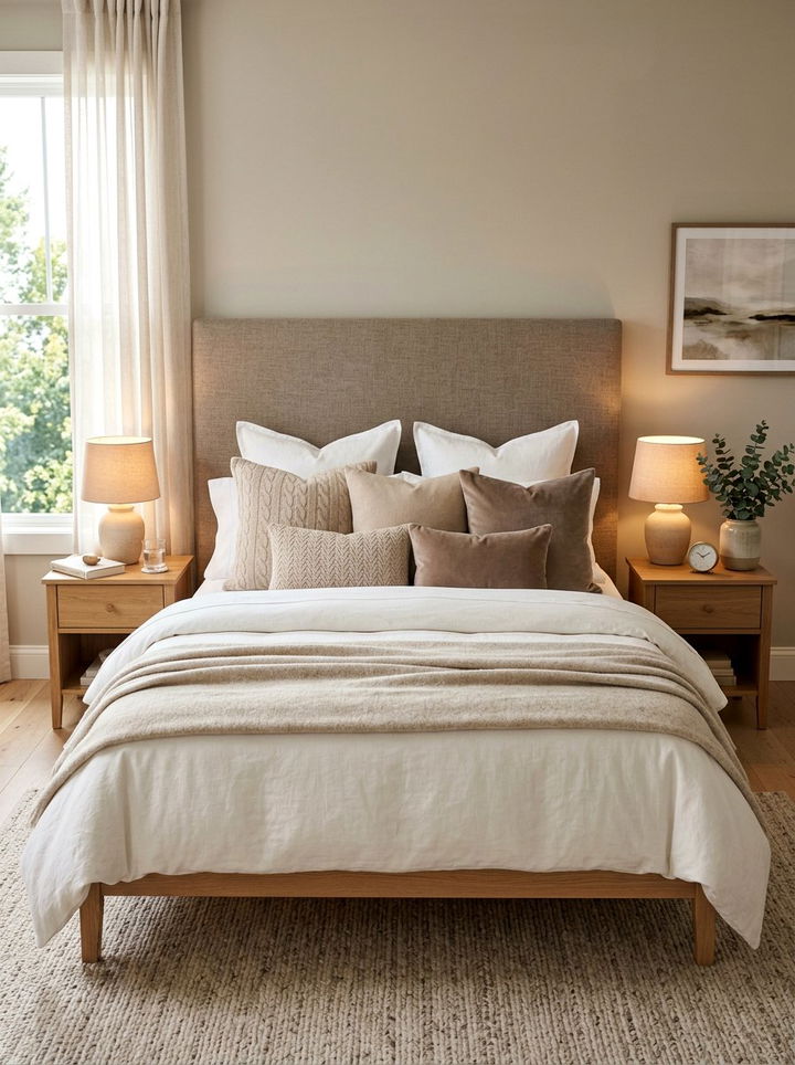 Cashmere Decorative Pillows - 30 cashmere bedroom ideas