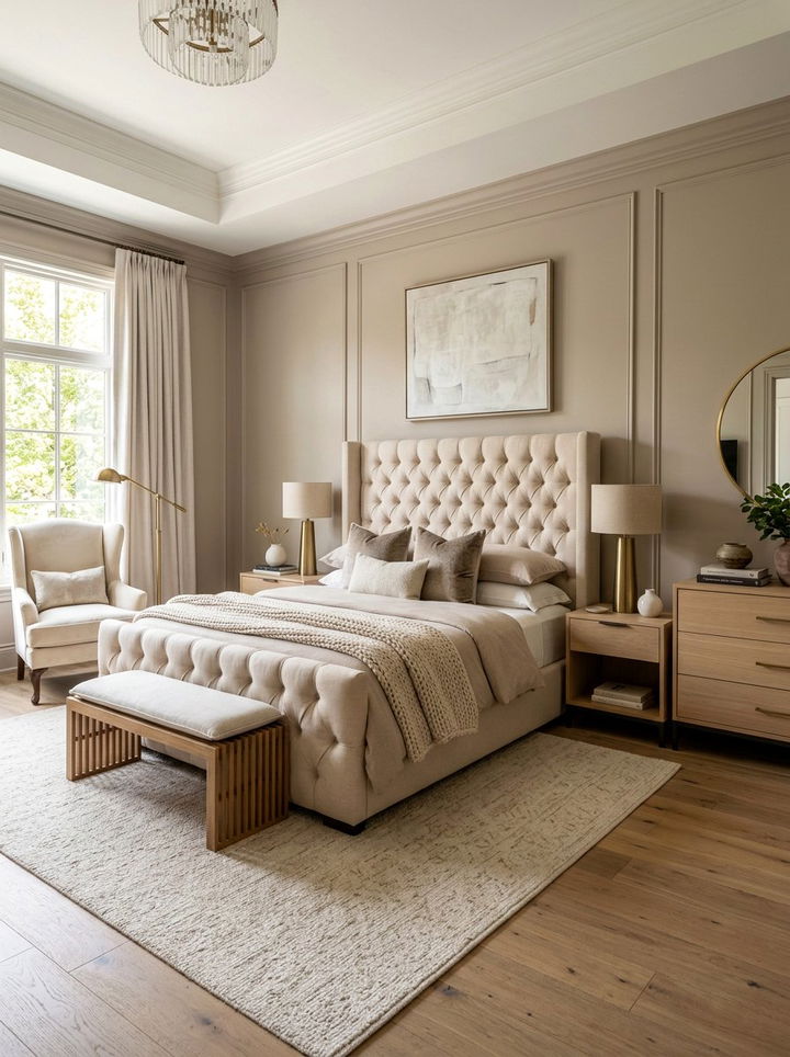 Cashmere Transitional Style - 30 cashmere bedroom ideas
