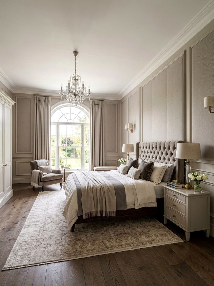 Cashmere Wall Paneling - 30 cashmere bedroom ideas