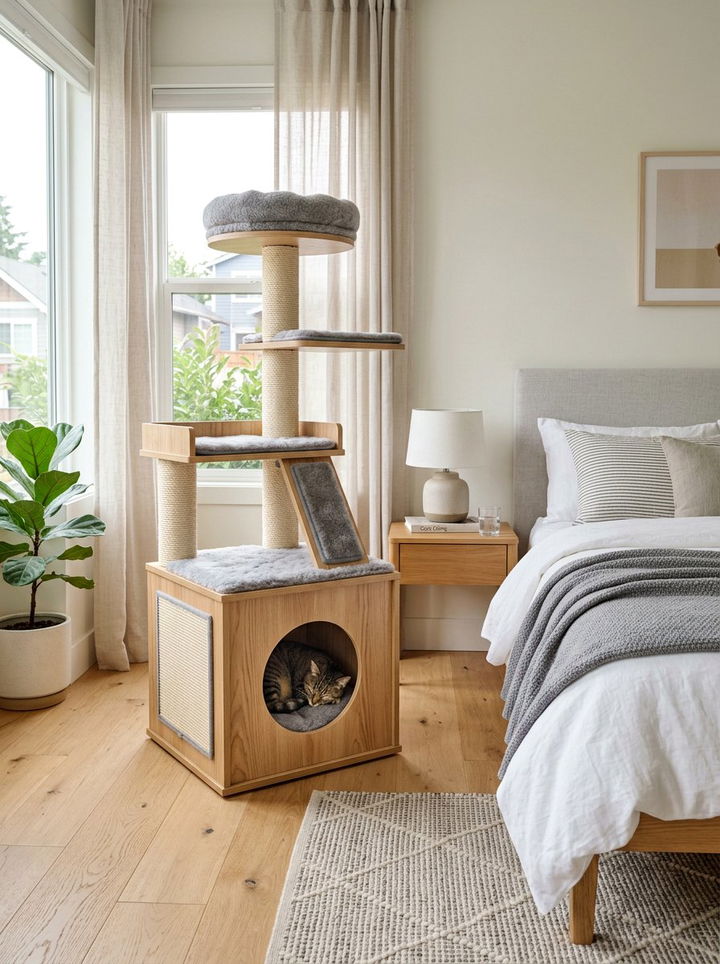 Cat Tree Condo - 30 cat tree bedroom ideas