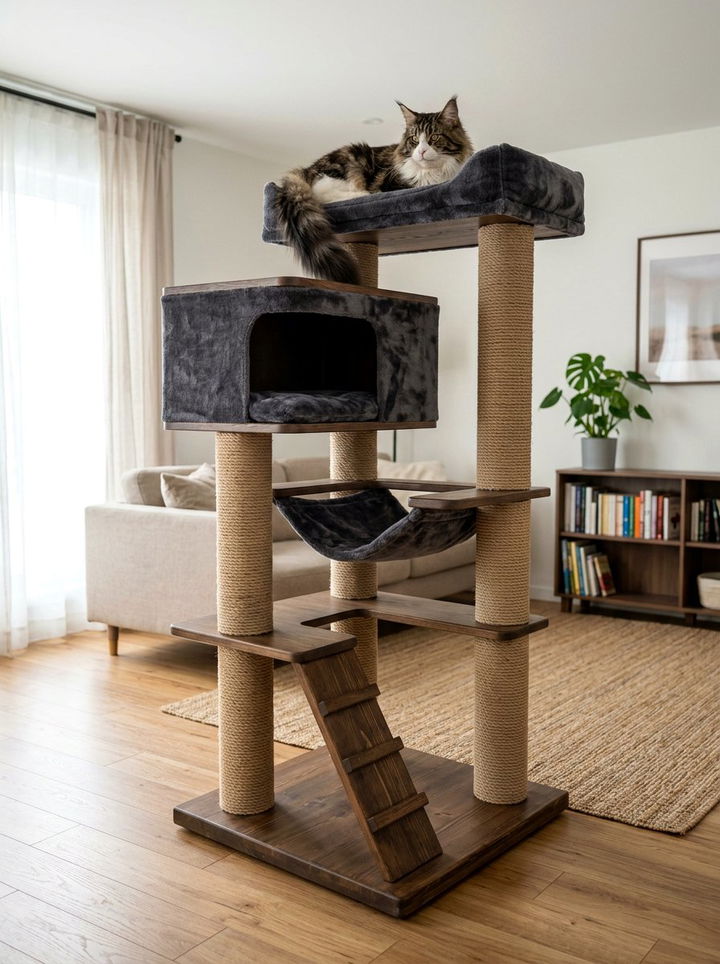 Cat Tree For Large Cats - 30 cat tree bedroom ideas