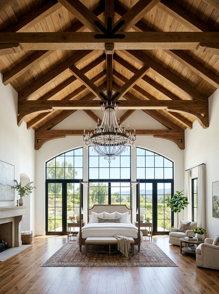 Cathedral Ceiling - 30 bedroom ceiling designs