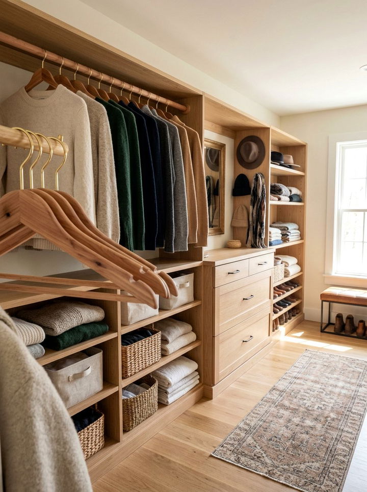 Cedar Wood Hanger - 30 bedroom clothes hangers