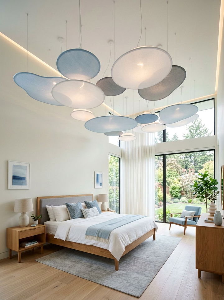 Ceiling Clouds - 30 bedroom soundproofing ideas