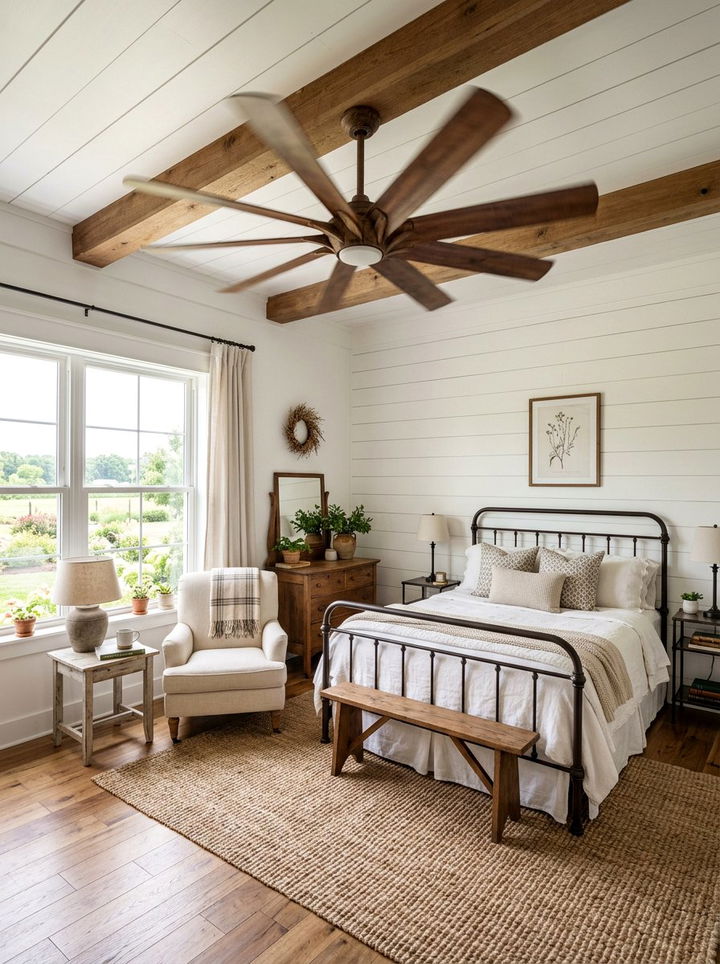 Ceiling Fan - 30 bedroom temperature control ideas