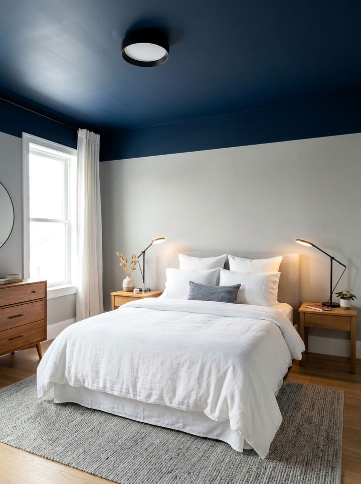 Ceiling color block bedroom - 30 color block bedroom ideas