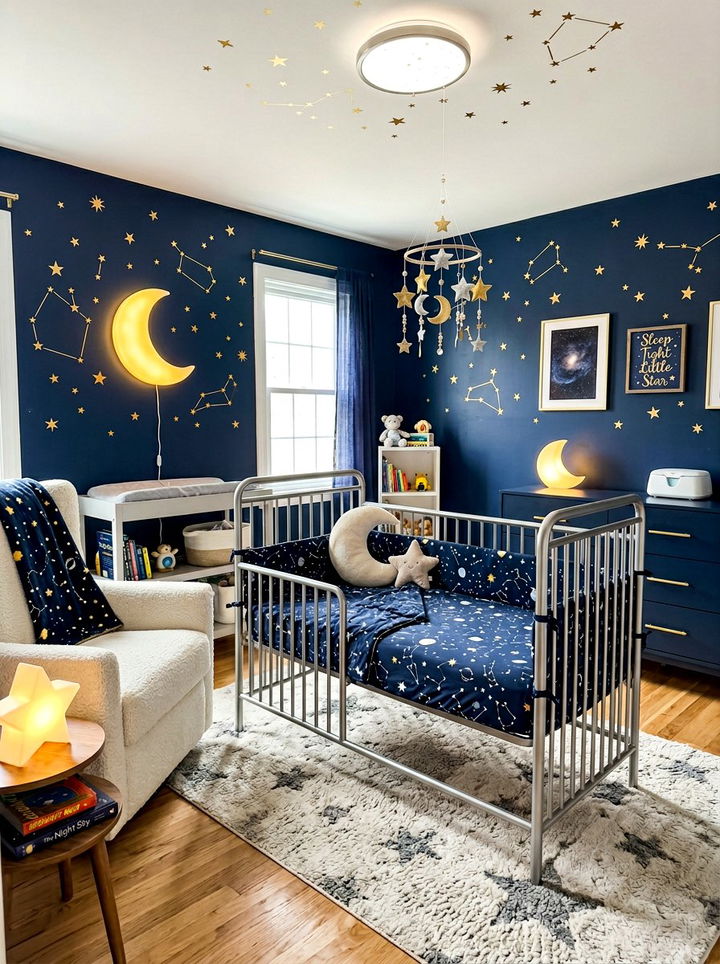Celestial Nursery - 30 newborn bedroom ideas