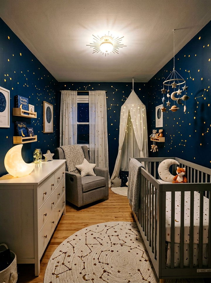 Celestial nursery - 30 baby bedroom ideas