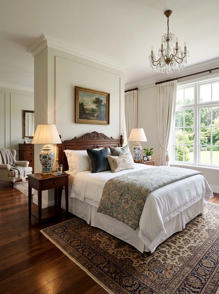 Ceramic Table Lamp - 30 bedroom ambient lighting ideas