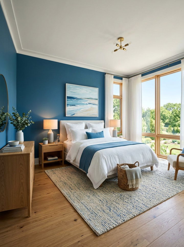 Cerulean blue master bedroom - 30 cerulean bedroom ideas