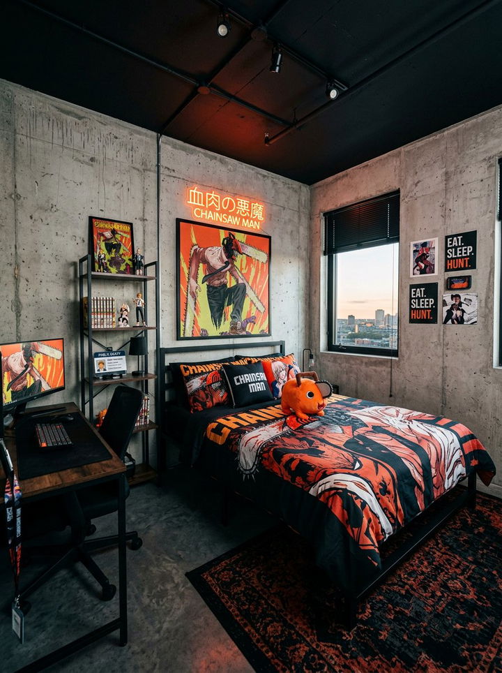 Chainsaw Man Bedroom - 30 manga bedroom ideas