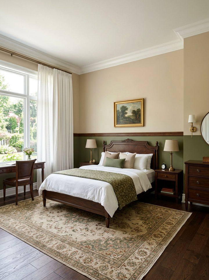 Chair Rail Two Tone - 30 bedroom two tone walls