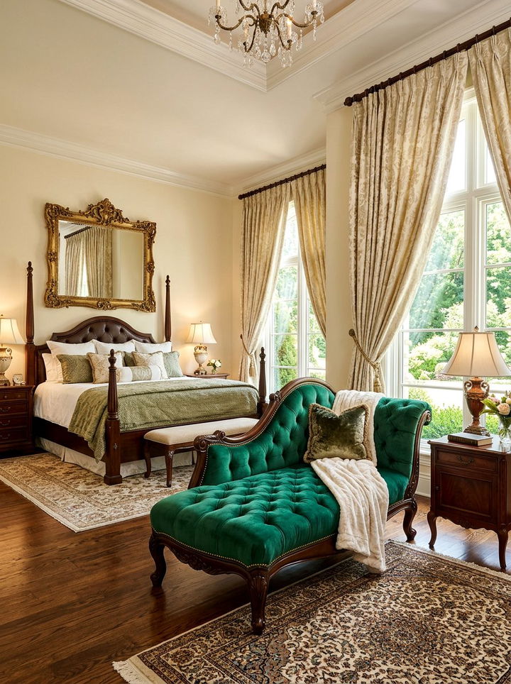 Chaise Lounge - 30 bedroom seating arrangements ideas