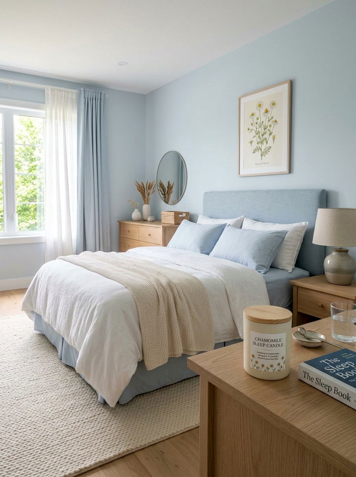 Chamomile Sleep Candle - 30 bedroom scented candles