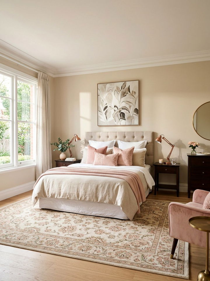 Champagne And Blush Pink Bedroom - 30 champagne bedroom ideas