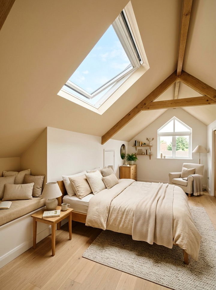 Champagne Attic Bedroom - 30 champagne bedroom ideas