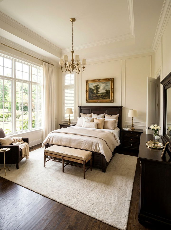 Champagne Bedroom Dark Wood Bedroom - 30 champagne bedroom ideas