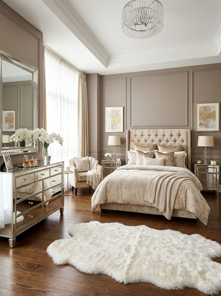 Champagne Bedroom Mirror Furniture - 30 champagne bedroom ideas