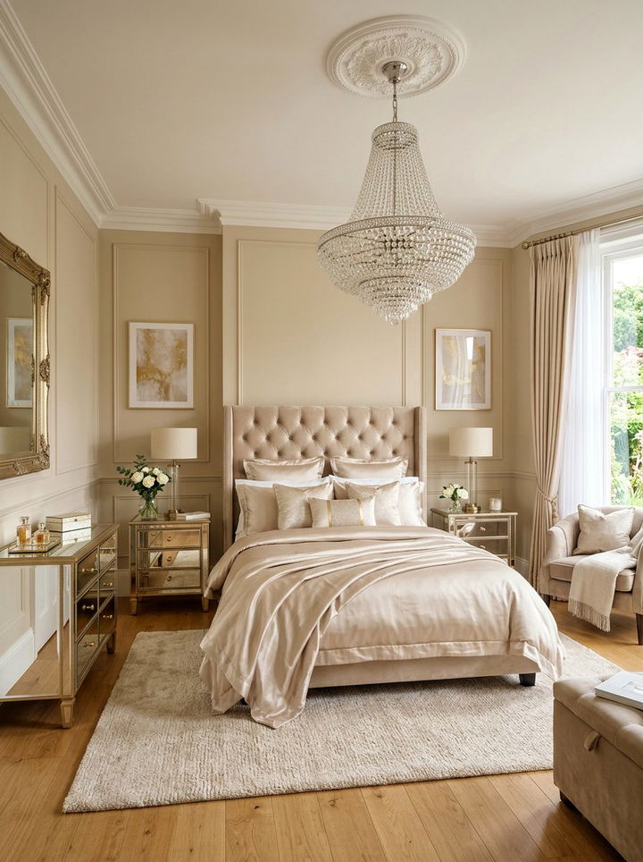 Champagne Bedroom - 30 bedroom color ideas