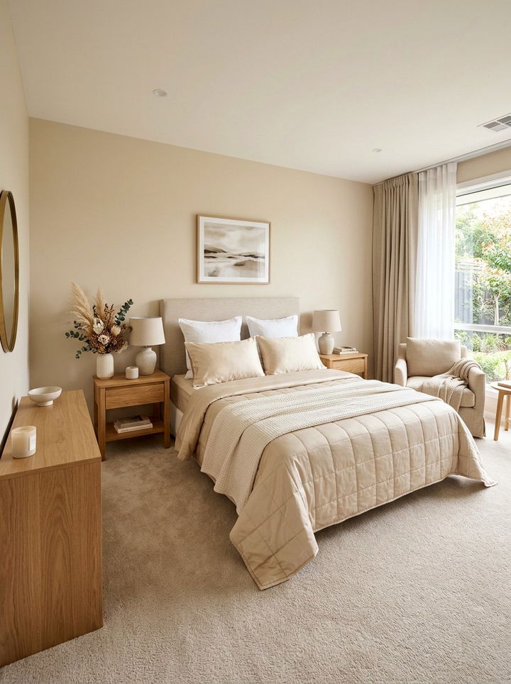 Champagne Guest Neutral Bedroom - 30 champagne bedroom ideas