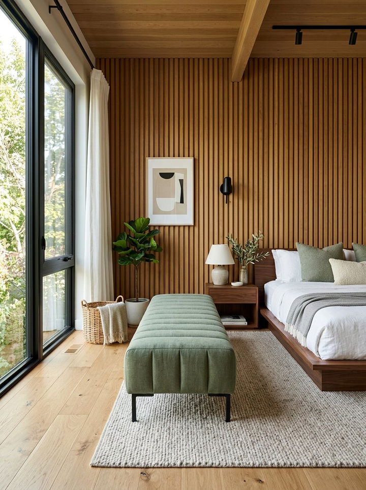 Channel Tufted Bench - 30 bedroom end of bed benches