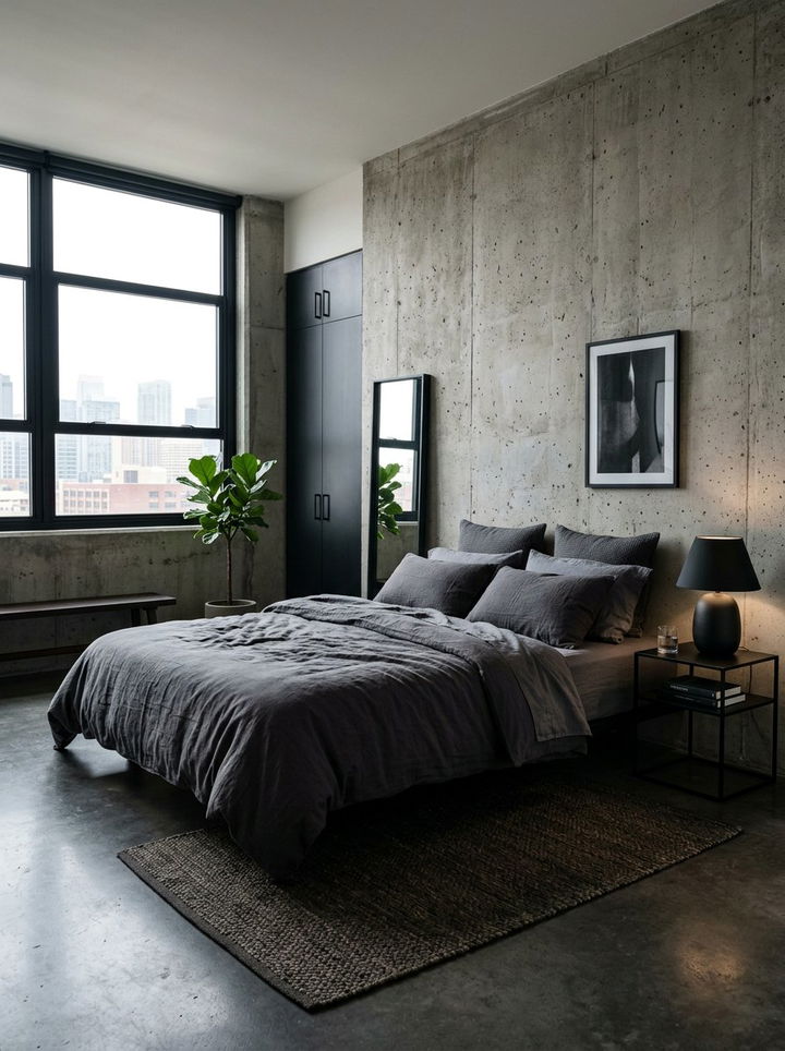 Charcoal Cotton Bed Sheets - 30 cotton bedroom ideas