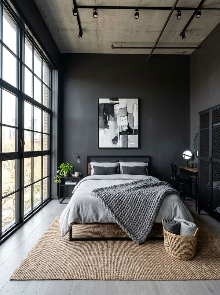 Charcoal Gray Bedroom - 30 bedroom color ideas