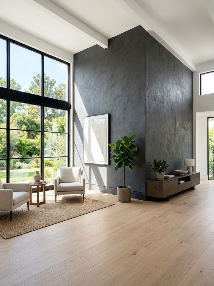 Charcoal Wall With Natural Light - 30 charcoal accent wall bedroom