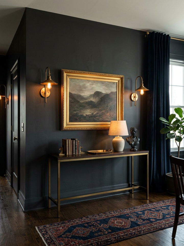 30 Bedroom Charcoal Walls for a Bold and Moody Vibe