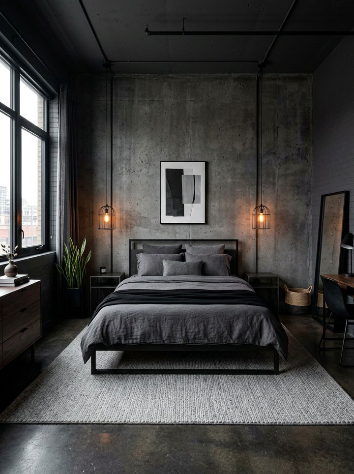 Charcoal gray bedroom - 30 modern bedroom color ideas