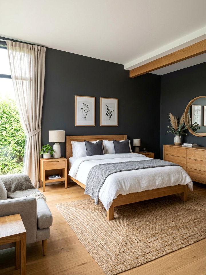 30 Modern Charcoal and White Bedroom Ideas for Any Style