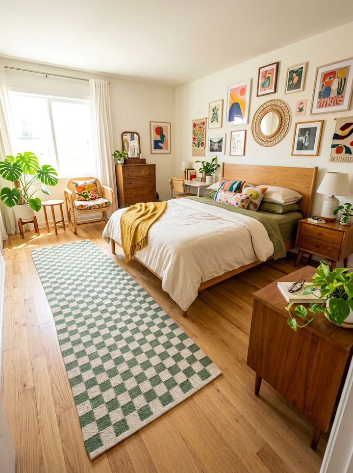 Checkerboard Bedroom Runner - 30 bedroom runner rugs