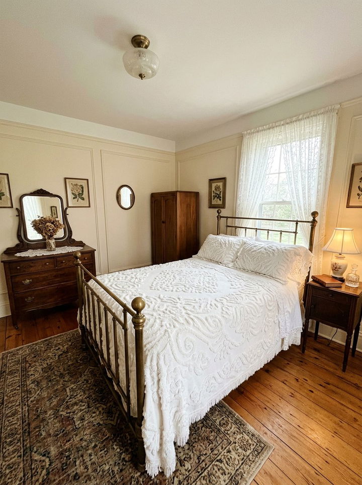 Chenille Bedspread - 30 layered texture bedroom ideas