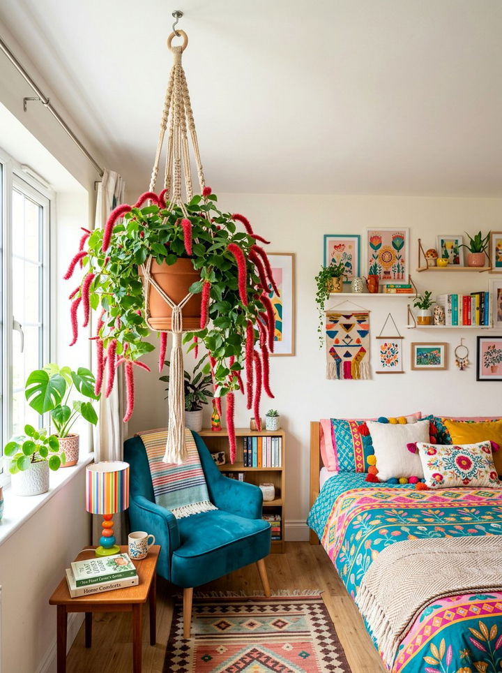 Chenille Plant Hanging - 30 bedroom hanging plants