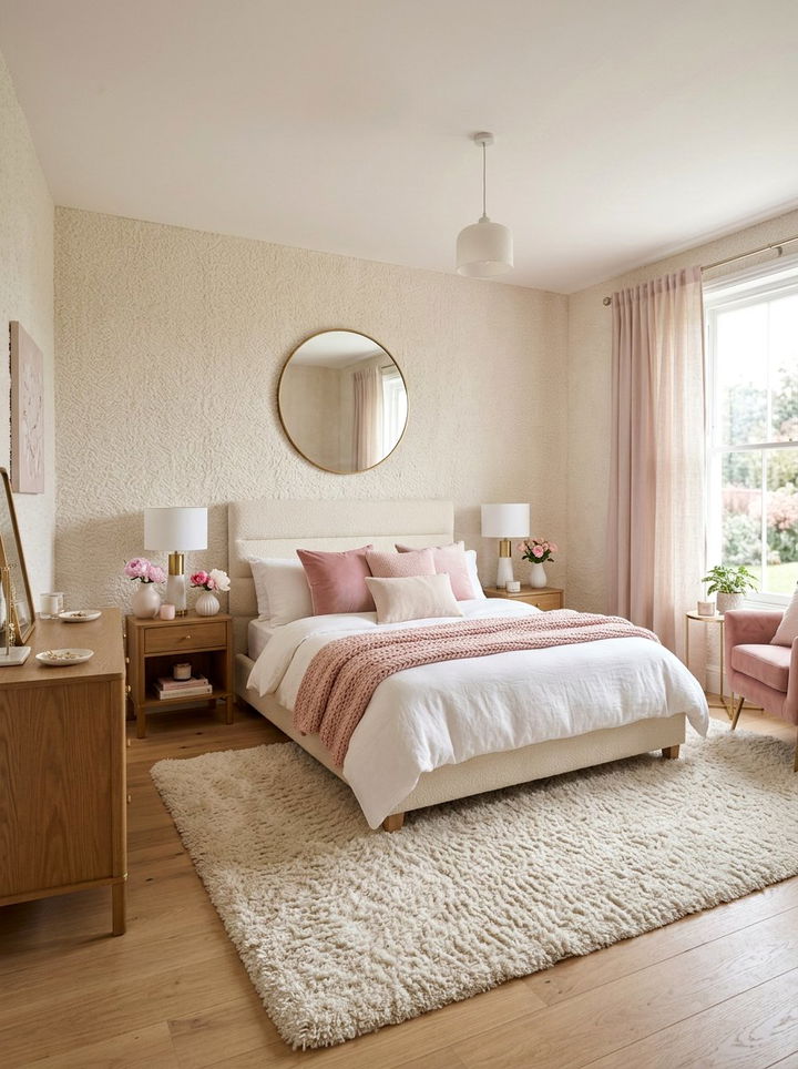 Chenille wallpaper - 30 bedroom textured wallpapers