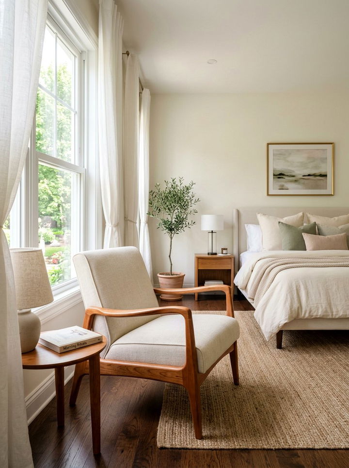 Cherry Wood Accent Chair - 30 bedroom cherry furniture ideas