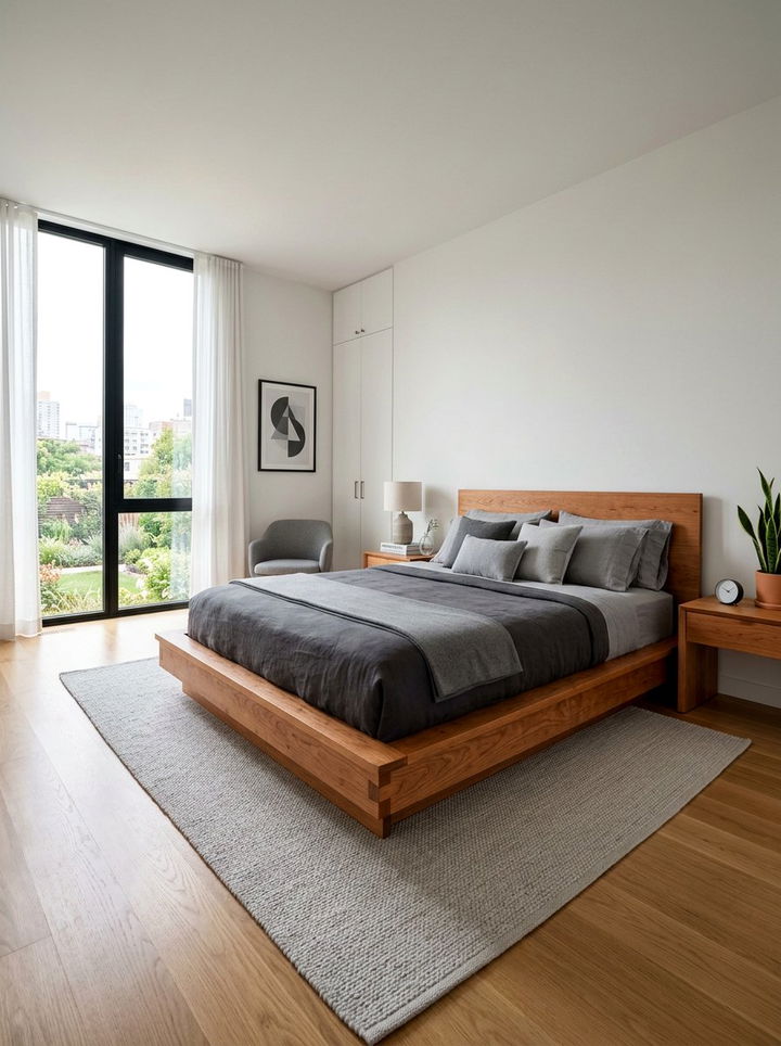 Cherry Wood Platform Bed - 30 bedroom cherry furniture ideas