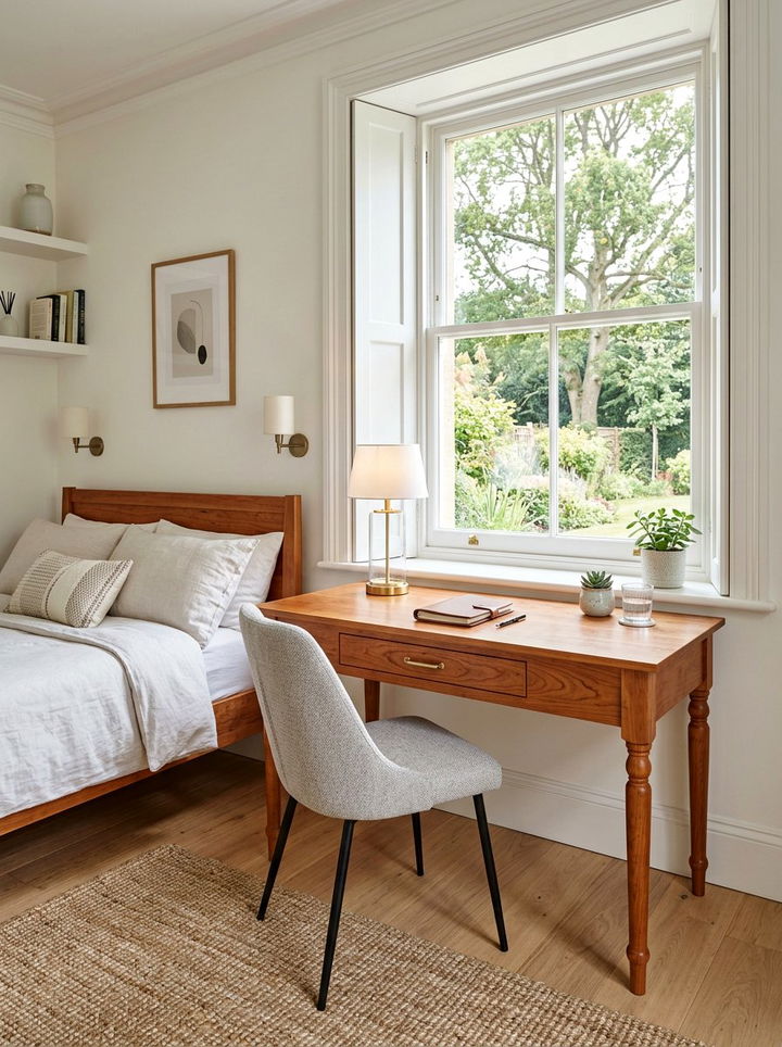 Cherry Wood Writing Desk - 30 bedroom cherry furniture ideas