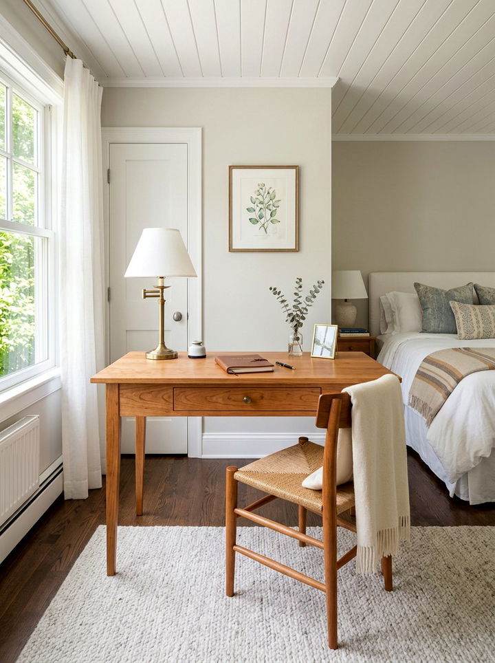 Cherry Wood Writing Table - 30 bedroom cherry furniture ideas