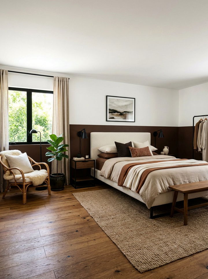 30 Trendy Bedroom Half Painted Walls for a Modern Edge