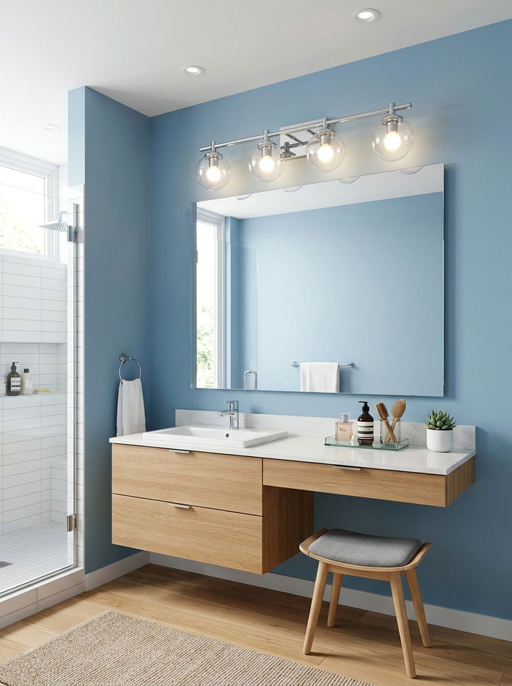 Chrome Vanity Light - 30 bedroom vanity lights