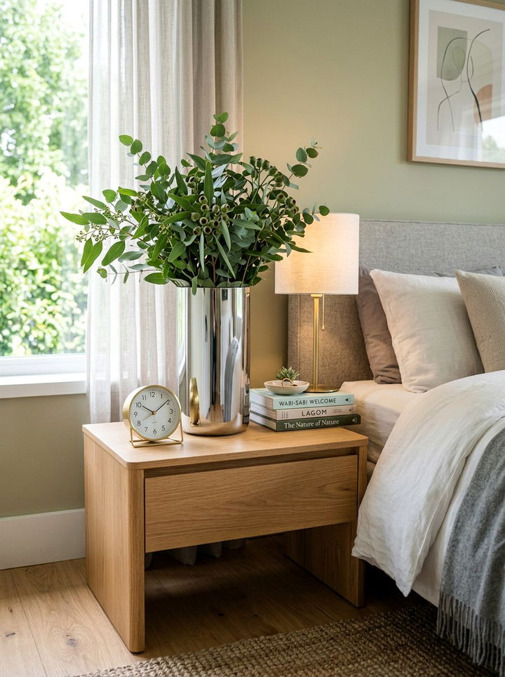 Chrome vase bedroom - 30 chrome accent bedroom ideas