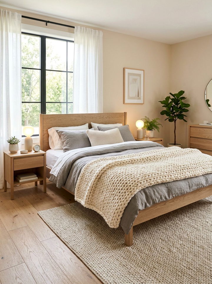 Chunky Knit Throw Blanket - 30 bedroom throws