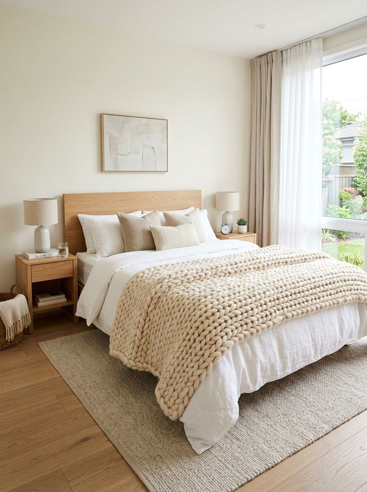 Chunky Knit Weighted Blanket - 30 bedroom weighted blankets