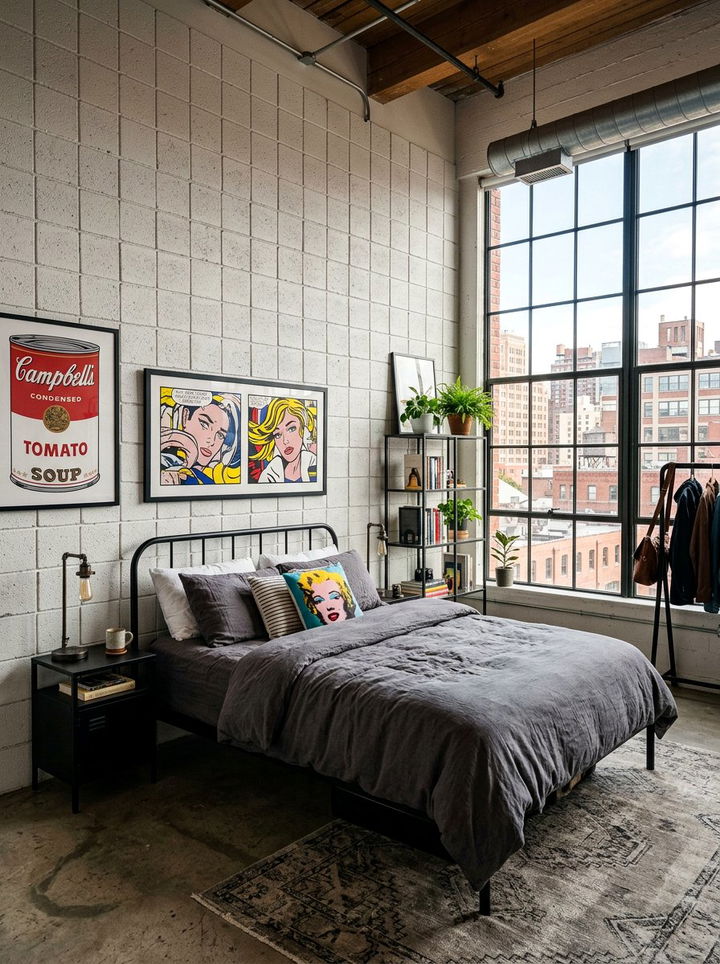 Cinder Block Wall - 30 bedroom wall texture ideas