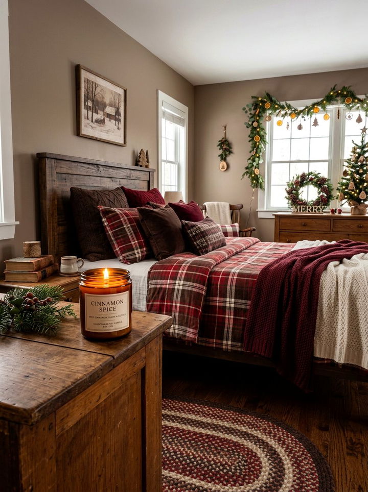 Cinnamon Spice Candle - 30 bedroom scented candles